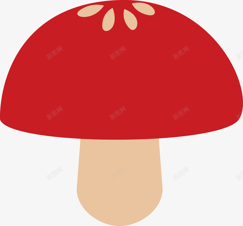 圣诞节手绘小蘑菇矢量图ai免抠素材_新图网 https://ixintu.com 圣诞节素材 矢量蘑菇 蘑菇素材 矢量图