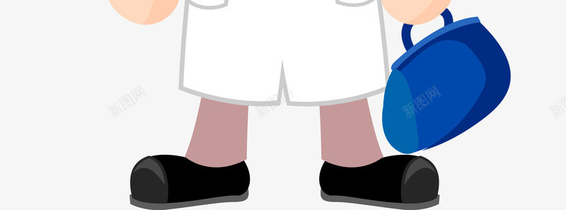 卡通小医生png免抠素材_新图网 https://ixintu.com 医生 卡通 工作 法医 男医生 矢量人物 矢量医生 职业 职员