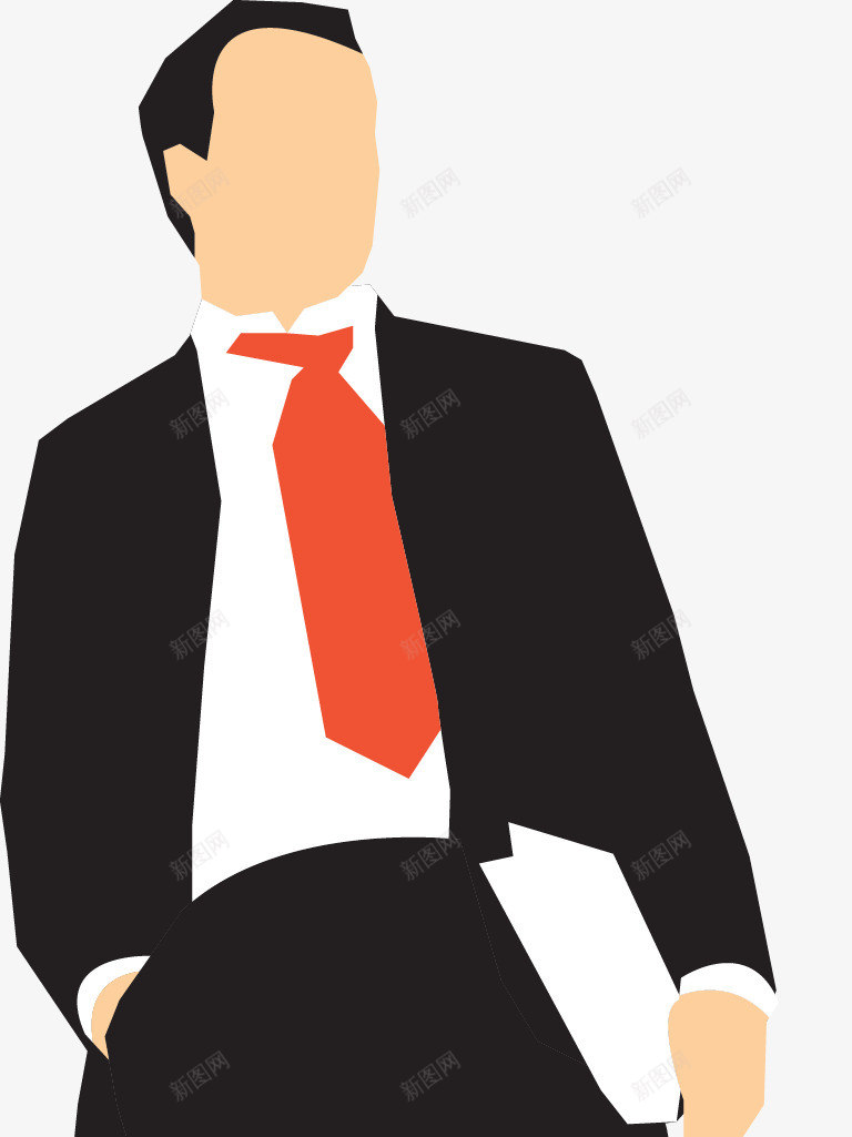 卡通打领带的男人png免抠素材_新图网 https://ixintu.com 人物 公司职员 卡通人物 商务男人 男人 男人人物 男士 白领 阳刚 阳刚之气
