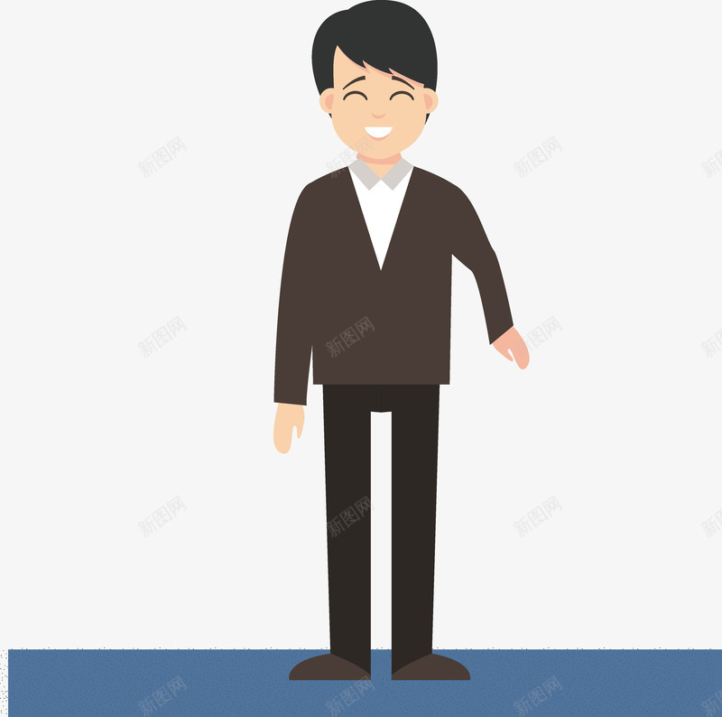 手绘卡通职业男性png免抠素材_新图网 https://ixintu.com 卡通 商务男性 手绘 男人 男性 男青年 职业 职业男性