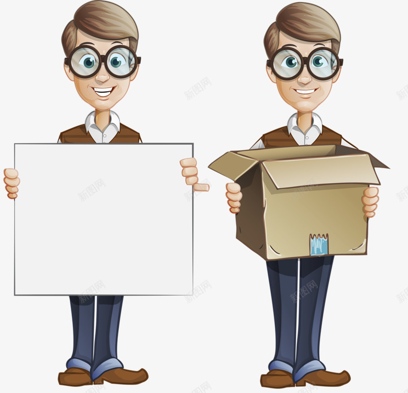 制作纸箱png免抠素材_新图网 https://ixintu.com 制作东西 男人拿纸箱 纸张 纸箱