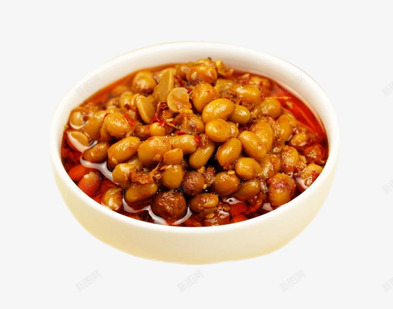 腌制腊八豆片png免抠素材_新图网 https://ixintu.com 下饭菜 发酵 咸菜 美味的食物 腊八节 腊八豆