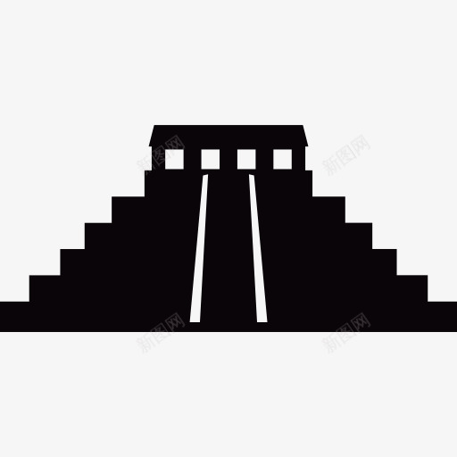 的太阳金字塔图标png_新图网 https://ixintu.com 古迹 墨西哥 特奥蒂瓦坎 考古学 金字塔 阿兹台克