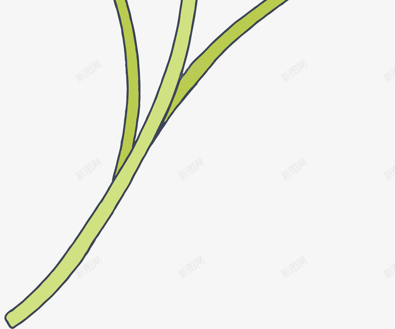 卡通手绘蓝色美丽的小花png免抠素材_新图网 https://ixintu.com 动漫动画 卡通花 手绘 绿叶 美丽的花朵 蓝色的小花