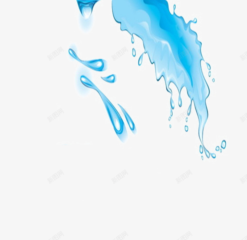 漂浮喷洒的水png免抠素材_新图网 https://ixintu.com 动感 动感水纹 动感水花 喷洒 干净 水 水珠 波浪 泼水节 浅蓝 浅蓝色 纯净