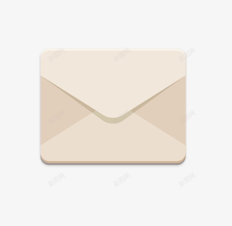 一个信封png免抠素材_新图网 https://ixintu.com 信封 包装袋 工作用品 文件袋 生活用品 装饰品