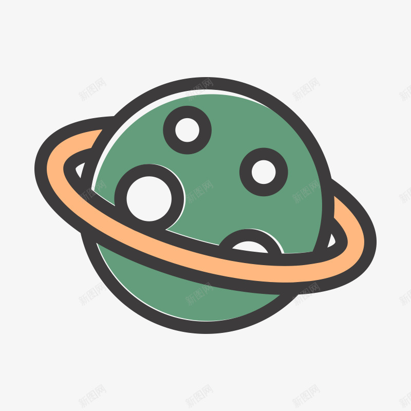 蓝色圆形线稿宇宙psd免抠素材_新图网 https://ixintu.com 圆形 宇宙 形状 星空 环绕 线稿 蓝色 行星