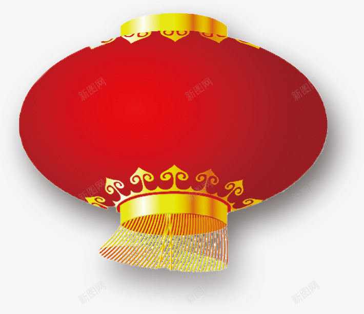 灯笼红色圆形婚庆新年png免抠素材_新图网 https://ixintu.com 免费psd 婚庆 年会 新年 灯笼