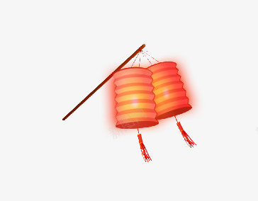 红色新年灯笼png免抠素材_新图网 https://ixintu.com 新年元素 春节装饰 活动素材 灯笼 红色 背景装饰