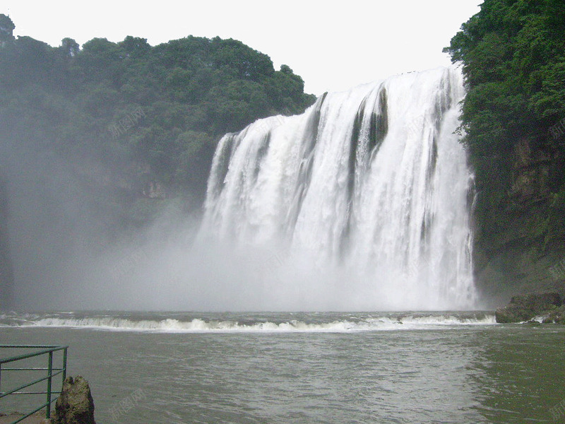 贵州景区黄果树瀑布png免抠素材_新图网 https://ixintu.com 旅游景区 自然景观 著名景点 贵州景区 贵州黄果树瀑布 黄果树瀑布