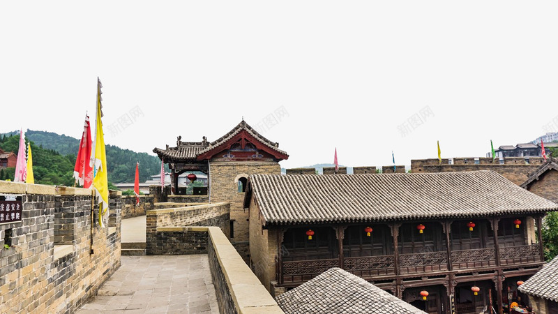 皇城相府摄影图png免抠素材_新图网 https://ixintu.com 名胜古迹 图库 地方景点 实物图 山西旅游 摄影 摄影图片 旅游摄影 旗子 皇城相府 自然景观 风景名胜 高清图片