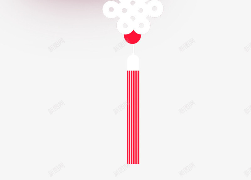 中国风红色挂饰插画png免抠素材_新图网 https://ixintu.com 中国风 中国风红色挂饰插画 吊饰 挂饰 新年 春节 民族文化 过年
