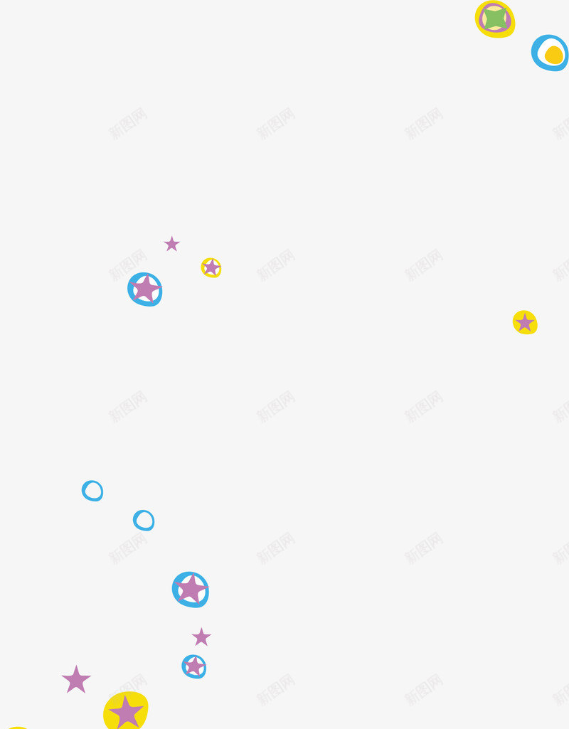 漂浮矢量图ai免抠素材_新图网 https://ixintu.com VI 可爱 圆点 底纹 背景 矢量图
