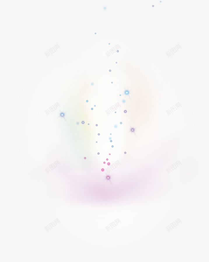 彩色漂浮流动星光png免抠素材_新图网 https://ixintu.com 彩色 星光 流动 漂浮