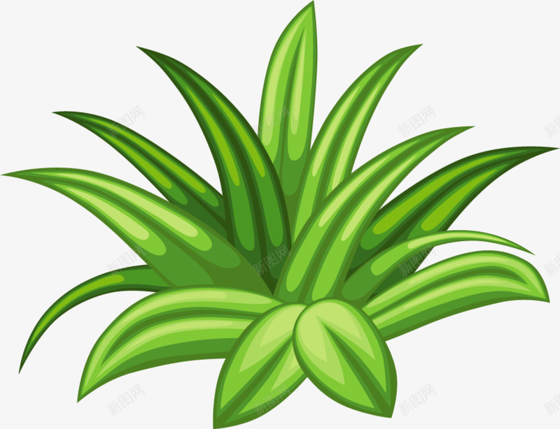 小清新绿色小草png免抠素材_新图网 https://ixintu.com 大自然 小清新小草 水彩 简约小草 简约草丛 绿色小草