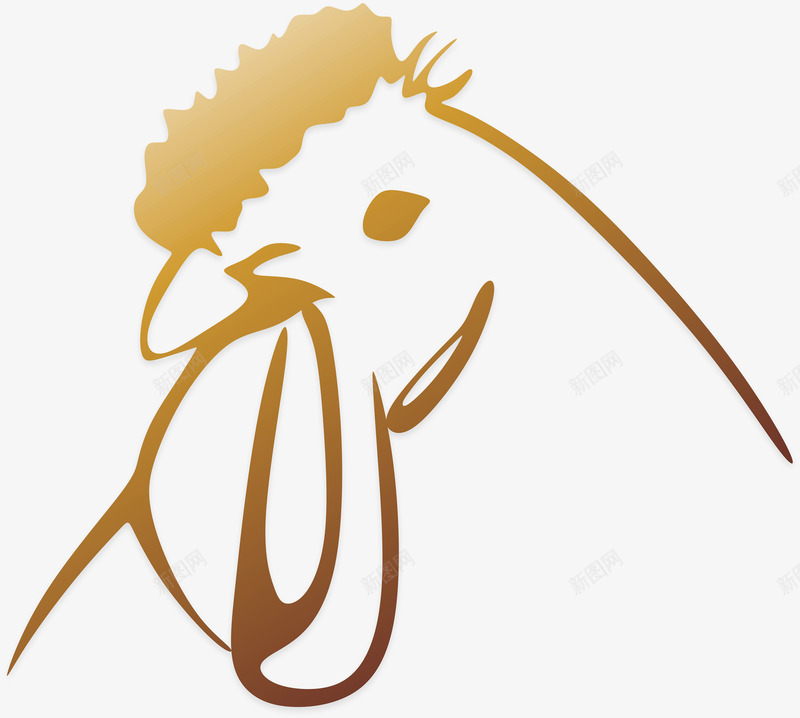 母鸡插画库png免抠素材_新图网 https://ixintu.com 养殖 农场 农场素材 动物 动物素材 家禽库 母鸡库 线条插画 鸡头插画 黄色 黄色素材