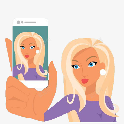 拿着手机自拍的美女卡通人物png免抠素材_新图网 https://ixintu.com 卡通人物 卡通美女 手拿手机 手机 手机自拍 拿着手机的卡通人物 握着