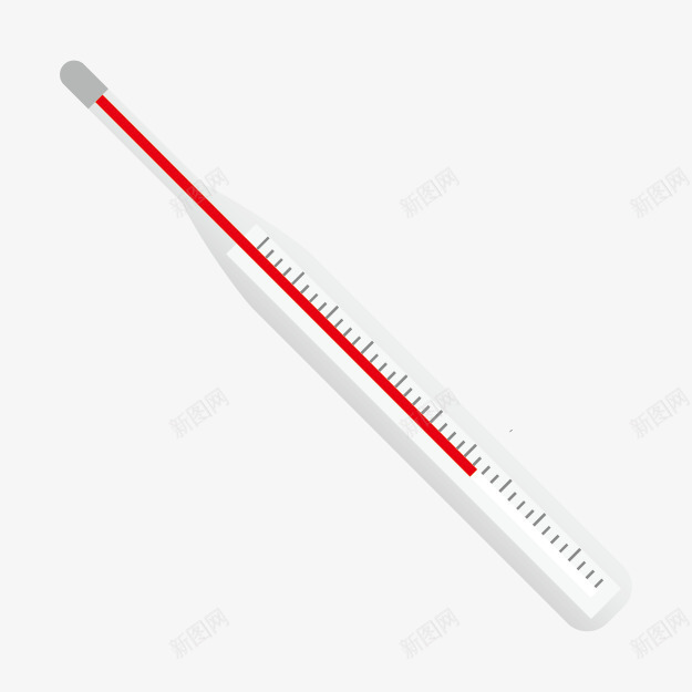 体温计png免抠素材_新图网 https://ixintu.com 体温计 动漫 医疗用品 卡通 温度计