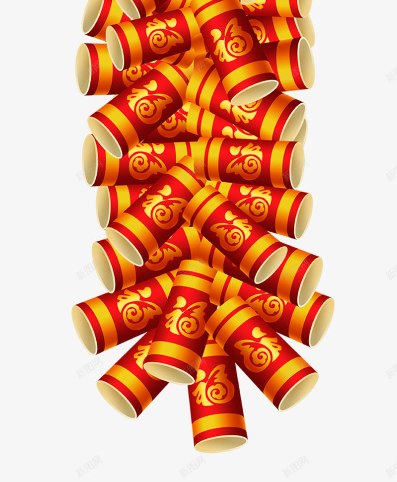 新年鞭炮psd分层图png免抠素材_新图网 https://ixintu.com 喜迎新春 新年 春节 欢度春节 爆竹 鞭炮psd分层图