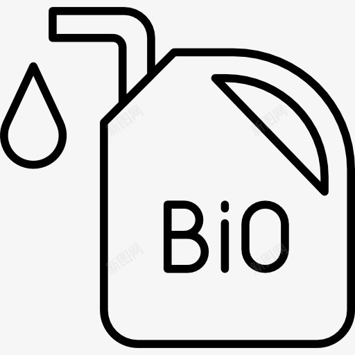 生物柴油图标png_新图网 https://ixintu.com 汽油 油滴 生态 能源