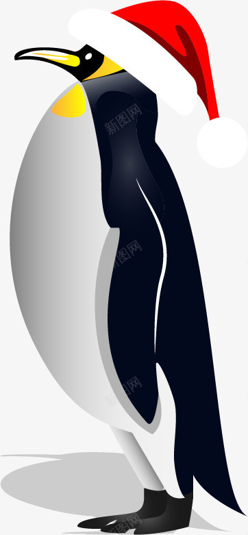 手绘戴圣诞帽的企鹅矢量图ai免抠素材_新图网 https://ixintu.com 企鹅 圣诞节 戴圣诞帽 手绘 矢量图