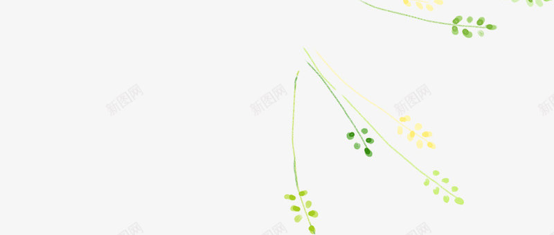 素雅花朵手绘景色png免抠素材_新图网 https://ixintu.com 景色 素雅 花朵