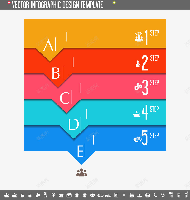 彩色标签信息图表图标png_新图网 https://ixintu.com 3D图表 ppt图表 信息图表 商务金融 图标 彩色标签 现代商务 立体图表 网页图表 英文字母