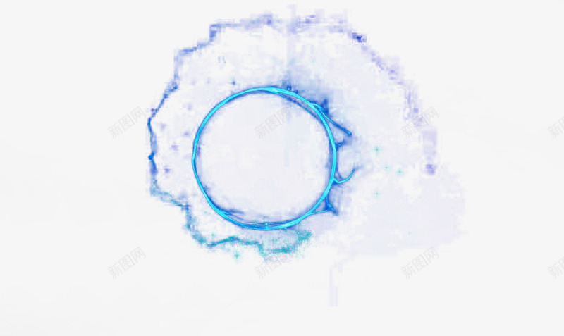 蓝色旋转光效png免抠素材_新图网 https://ixintu.com 光效 旋转的光效 蓝色光效 蓝色旋转光效