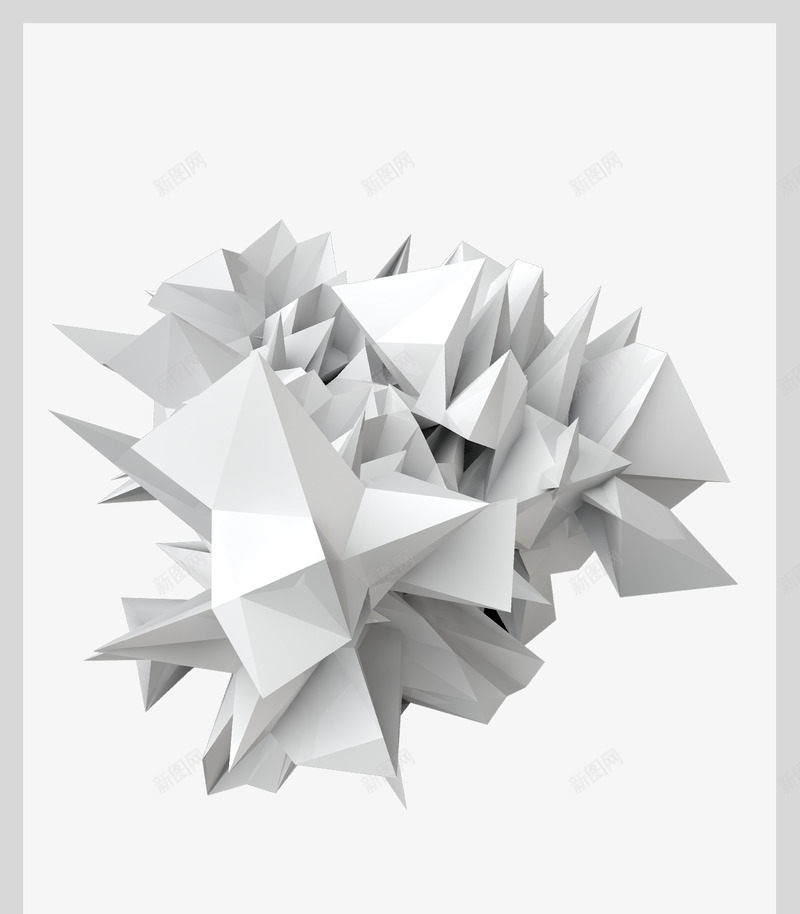 灰色叠加不规则几何体png免抠素材_新图网 https://ixintu.com 不规则 几何体 灰色 现代风 科技元素