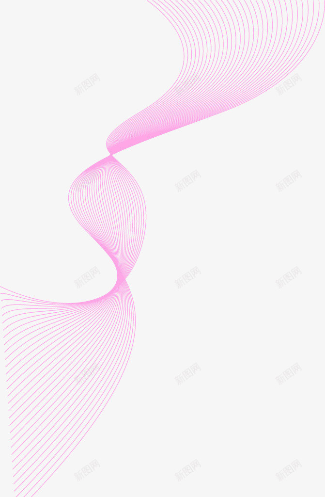 唯美线条纹理png免抠素材_新图网 https://ixintu.com 唯美 浪漫 海报装饰 科技 紫色 纹理 线 节日装饰