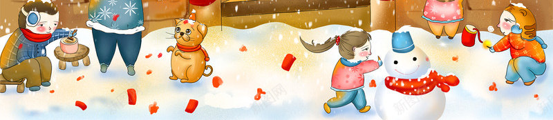 新年传统边框背景psd分层图png免抠素材_新图网 https://ixintu.com 卡通手绘新年人物 喜迎新年 新年传统边框背景 欢庆佳节 欢度春节 灯笼 烟花 红梅 鞭炮