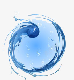 水圈png免抠素材_新图网 https://ixintu.com 水 水圈 水纹 水花 漂浮 蓝色