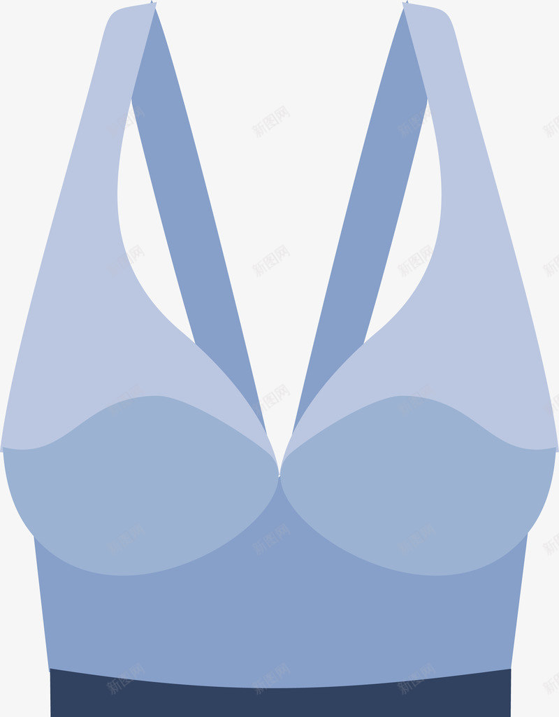 卡通运动内衣手绘png免抠素材_新图网 https://ixintu.com 内衣 女士内衣 女装 手绘 文胸 背心 胸罩 运动内衣 运动文胸 运动服饰