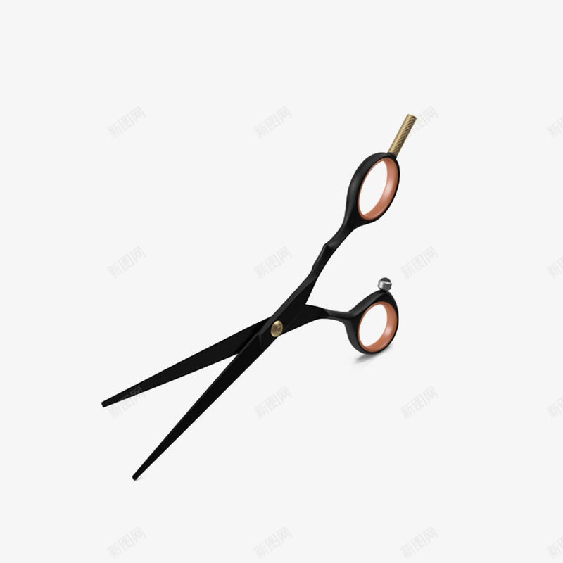 打开的理发剪刀png免抠素材_新图网 https://ixintu.com 专用工具 剪刀 卡通理发师 打开的 理发 理发师