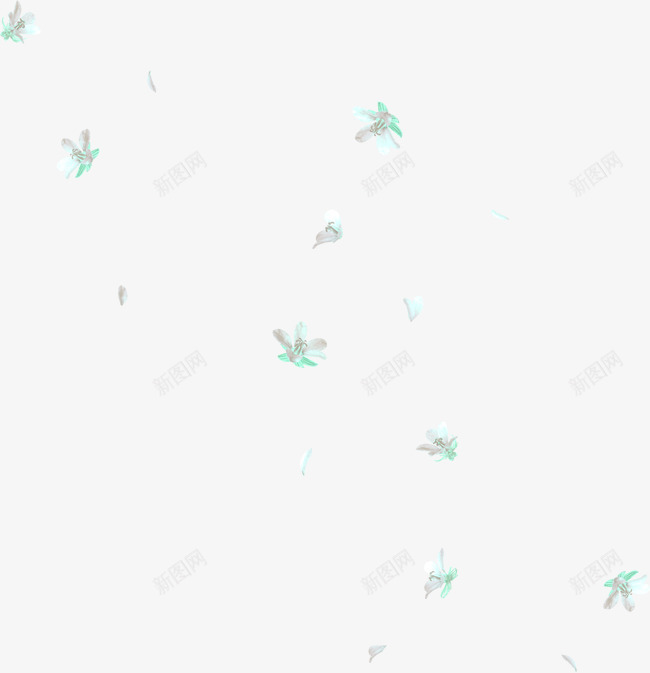 花瓣漂浮png免抠素材_新图网 https://ixintu.com 小碎花 漂浮 碎花墙纸 飞舞