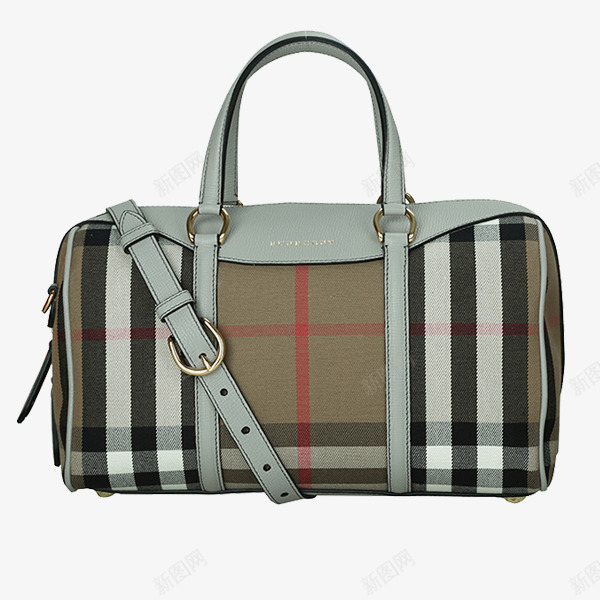 博柏利织物手拎包png免抠素材_新图网 https://ixintu.com BURBERRY 产品实物 女士小牛皮手提包 女式手提包