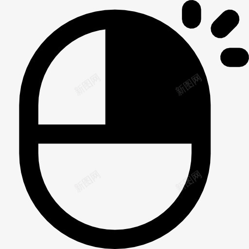 鼠标正确的点击Windows8icons图标png_新图网 https://ixintu.com click mouse right 正确的 点击 鼠标
