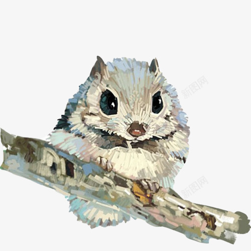 飞鼠水彩画片psd免抠素材_新图网 https://ixintu.com 会飞的老鼠 水彩手绘画 灰色 飞鼠 鼠类