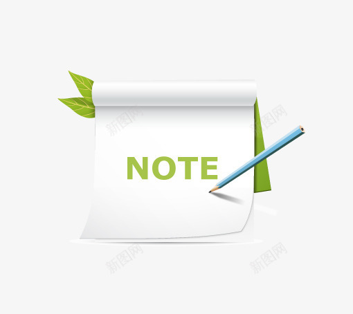 做笔记图标png_新图网 https://ixintu.com 做记录 创意图标 图标 图案 扁平化图标 本子 标志 立体化图标 笔 纸 网页素材