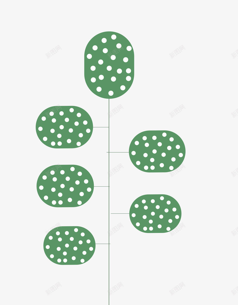 卡通手绘绿色的小草png免抠素材_新图网 https://ixintu.com 动漫动画 卡通手绘 叶子 小草 绿叶 绿色的
