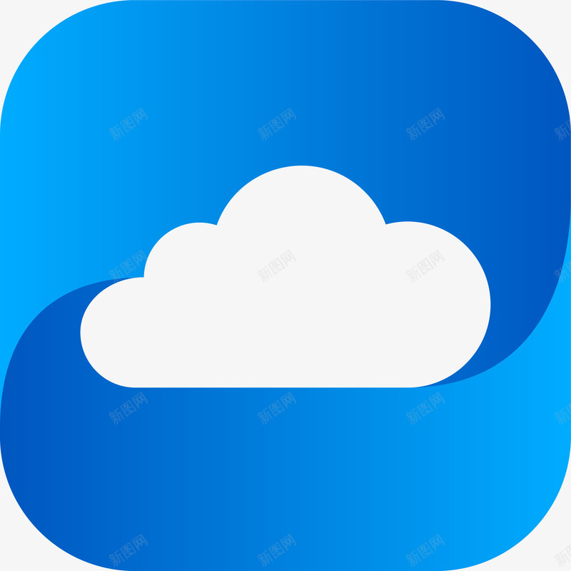 科技云服务标志矢量图图标ai_新图网 https://ixintu.com 企业logo设计 公司标志 手绘 时尚几何公司图标 标志 科技云服务标志矢量图 矢量图