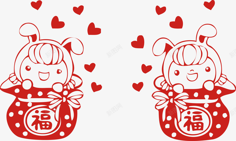 新年可爱福袋春节png免抠素材_新图网 https://ixintu.com 可爱 可爱素材 新年 新年可爱福袋春节素材矢量 新年素材 春节 矢量可爱 矢量素材