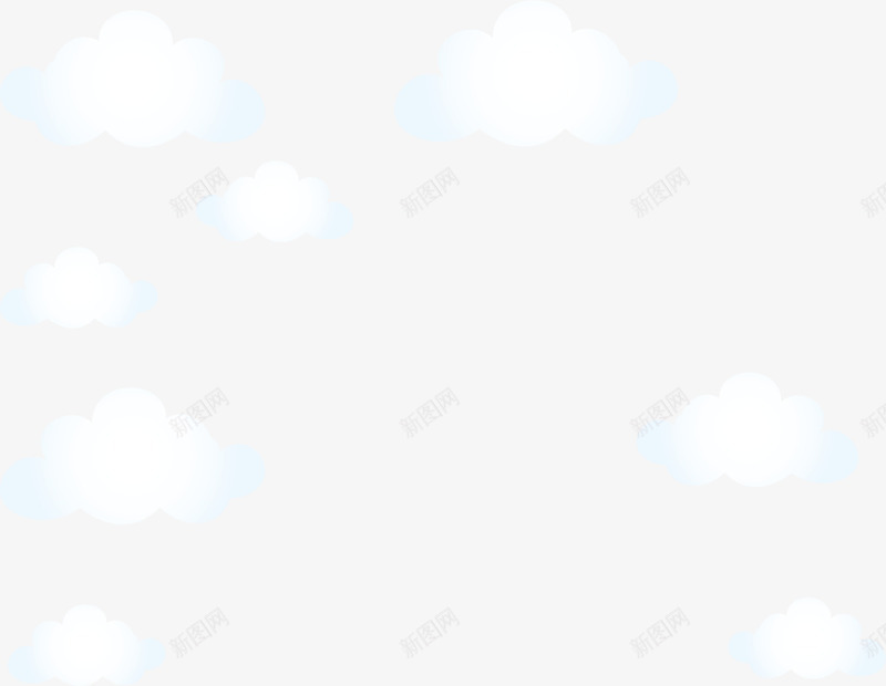 白色漂浮云朵png免抠素材_新图网 https://ixintu.com 云彩 云朵 天空 梦幻 清新 漂浮 白色 美丽