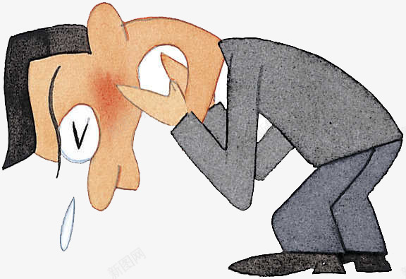 一个烦躁不安的男人png免抠素材_新图网 https://ixintu.com 卡通手绘 心情烦躁 心烦意乱 怒气冲冲 恼火 烦恼的男人 焦躁 生气