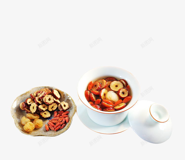 美味红枣茶png免抠素材_新图网 https://ixintu.com 下午茶 桂圆红枣茶 茶杯 餐饮