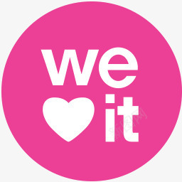 媒体粉红圆社会圆形粉红色图标集png_新图网 https://ixintu.com Media pink round social weheartit 圆 媒体 形状圆图案图标 社会 粉红