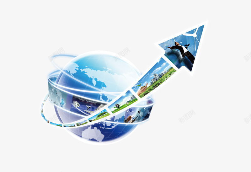 创意科技发展png免抠素材_新图网 https://ixintu.com 免抠 圆形图案 地球图案 科幻设计 科技banner 科技光球 科技发展