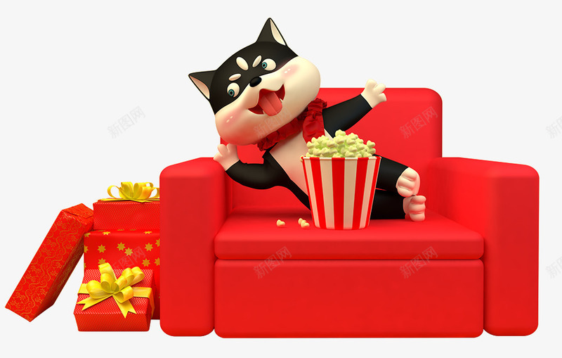 2018狗年哈士奇卡通海报png免抠素材_新图网 https://ixintu.com 台历 手绘哈士奇 新春挂历 狗 狗年促销 狗年吉祥 狗年挂历封面 狗年日历 狗年日历封面 狗年春节 狗年海报