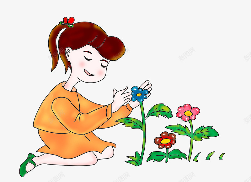保护花朵png免抠素材_新图网 https://ixintu.com 保护 小朵 小草 小草叮咛 爱护 野花