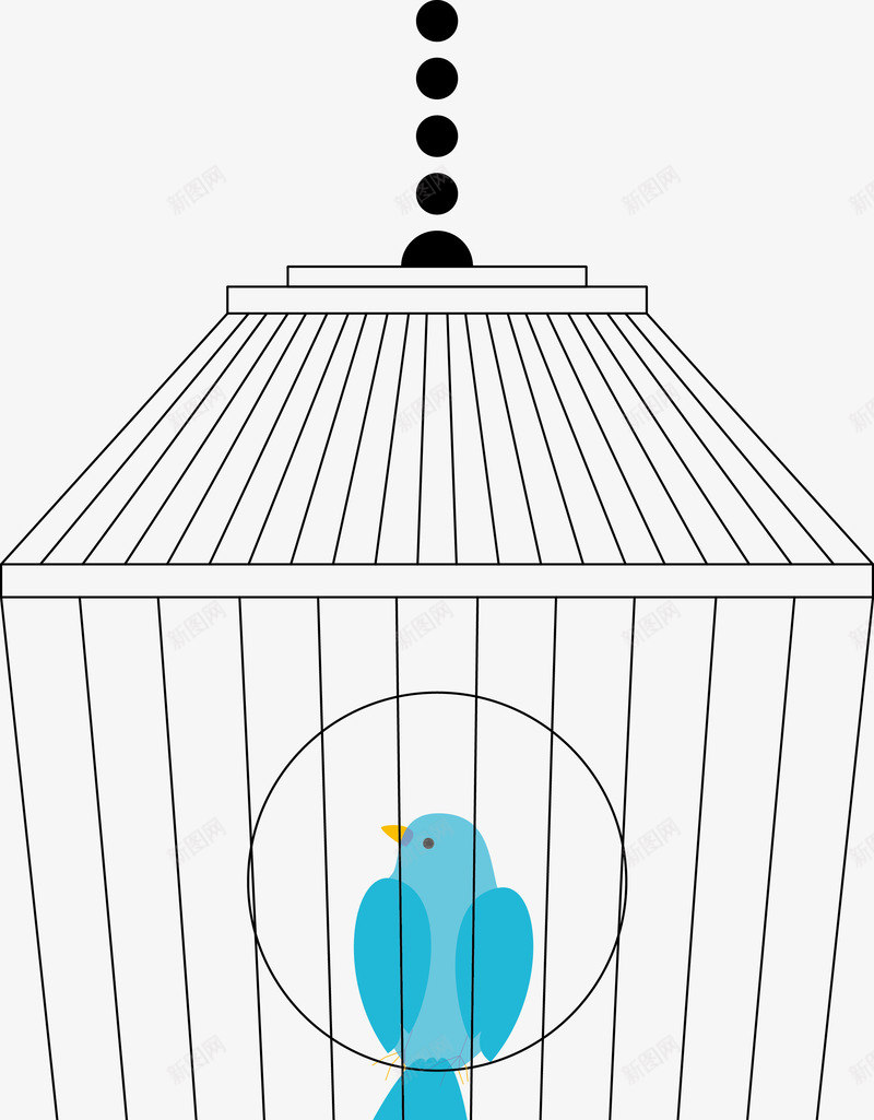 鸟笼吊灯鸟笼装饰矢量图图标ai_新图网 https://ixintu.com 打开的鸟笼 树鸟笼 欧式鸟笼 水彩鸟笼 竹鸟笼 鸟笼LOGO 鸟笼摆件 鸟笼椅 矢量图